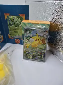 Pokemon TCG Paldea Adventure Chest Box + 7 Promos Mini Binder Stickers No Packs! - Image 5