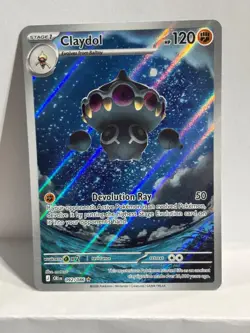 🔥 Pokemon TCG Claydol 92/086 Illustration Rare Chaos Rising NM EN Full Art 🔥 - Image 1