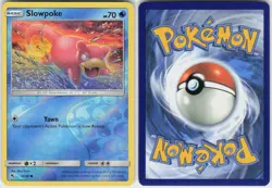 Slowpoke 12/68 Common Hidden Fates Pokemon Reverse Holo NM - Image 1