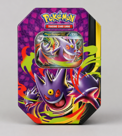 Pokemon TCG: Mega Moonlight Tin Mega Gengar EX + MegaClefable EX Set - Sealed - Image 2