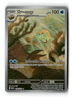 Omanyte 180/165 Illustration Rare 151 Pokemon Holo NM - Image 1