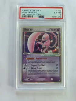 Pokemon Mew EX Holon Phantoms TCG Card 100/110 Holo Rare - Image 1