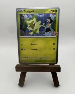 The Pokemon Company Sprigatito 191 SVP Scarlet & Violet Promo Holo 70 HP - Image 1
