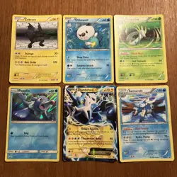 Pokemon Black Star Promo Card lot BW 6 Cards Oshawa Serperior Samurott Bw08 MP - Image 1