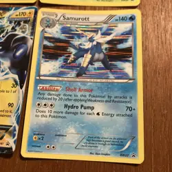 Pokemon Black Star Promo Card lot BW 6 Cards Oshawa Serperior Samurott Bw08 MP - Image 2