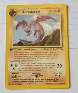Aerodactyl 15/64 Neo Revelation Regular 1st Edition Lp - Image 1