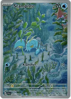 Pokemon Scampisto Secret Illustration Rare Karmesin&Purpur SVI 205/198 NM DE - Image 1