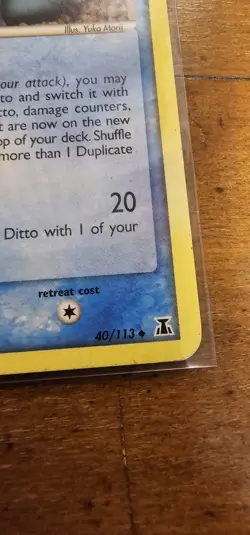 Ditto (Squirtle) 40/113 Delta Species Uncommon Regular English Lp - Image 5