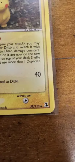 LP Ditto (Pikachu) - Non-Holo #63 Delta Species Pokemon TCG - Image 4
