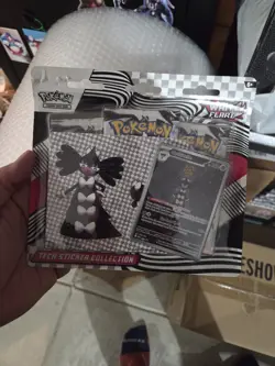 POKEMON White Flare Tech Sticker Collection 3 Pack Gothitelle New Sealed - Image 1
