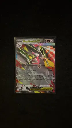 Mega Excadrill ex 065/084 Pitch Black English Unreleased Pokemon Card NM/M - Image 1