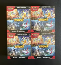 Pokemon TCG Scarlet & Violet Surging Sparks Booster Bundle Box (4 Boxes) - Image 1
