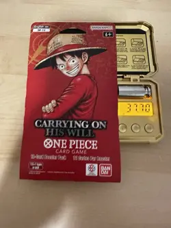 ⚖37.70g One Piece OP-13 CARRYING ON HIS WILL Sleeved Booster Pack - Heavy 🔥🔥 - Image 1