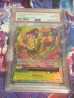PSA 10 Gem Mint One Piece PRB02-016 Otama Alternate Art English - Image 1