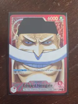 Edward Newgate OP02-001 - Paramount War - Alt Art Leader - One Piece TCG English - Image 3