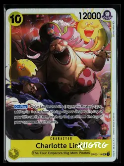 Charlotte Linlin OP03-114 SR Pillars of Strength One Piece NM - Image 1