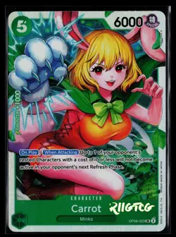 Carrot OP08-023 SR Two Legends One Piece NM - Image 1