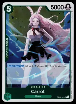Carrot OP02-029 Rare Paramount War One Piece Near Mint - Image 1