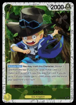 Sabo - ST13-007 (Pirate Foil) ST13-007 Prb-02 One Piece NM - Image 1