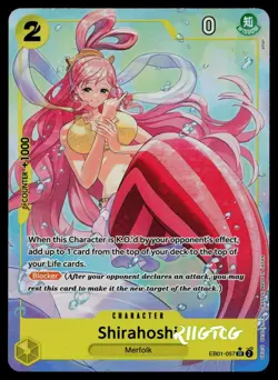 Shirahoshi (Alt Art) EB01-057 Foil NM One Piece - Image 1
