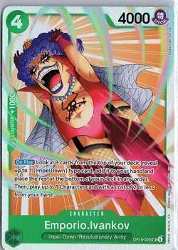 Emporio.Ivankov (026) The Time of Battle #OP16-026 - Image 1