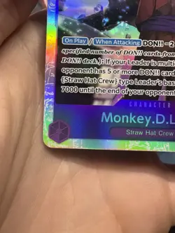 One Piece CCG Monkey.D.Luffy ST26-005 SR EN US Seller - Image 4