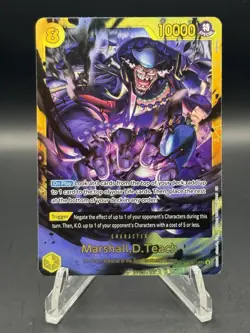 Marshall D. Teach OP16-119 One Piece Secret Rare (SEC) - The Time of Battle - Image 1