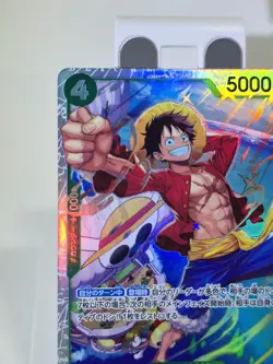 ☠ Monkey D. Luffy PRB02-005 SR ONE PIECE PROMO Card The Best 2 Japanese *CLEAN - Image 2
