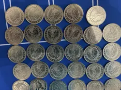 Lot of 67 Pokemon Metal Battle Coins japanese Vintage - Image 2