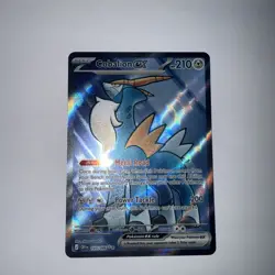 Cobalion ex 103/086 Ultra Rare ME04: Chaos Rising Pokemon NM - Image 1