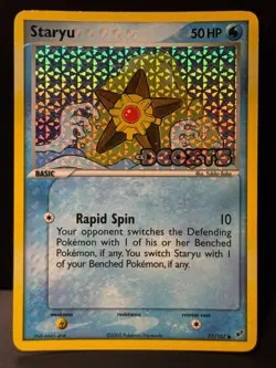 Staryu 77/107 RS Deoxys Common Reverse Holo Pokemon Card LP - Image 1