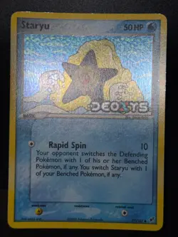 Staryu 77/107 RS Deoxys Common Reverse Holo Pokemon Card LP - Image 2