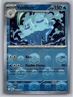 Vanilluxe (Poke Ball Pattern) 029/086 Uncommon White Flare Pokemon Holo NM - Image 1