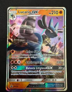 Lucario GX SM 100 - Promo Ita - Black Star Promos - Pokemon - Image 1
