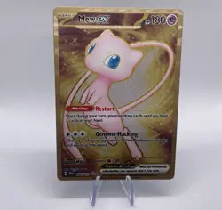 Pokemon 151 TCG Mew EX 205/165 Gold Metall Karte Rare Near Mint - Image 1