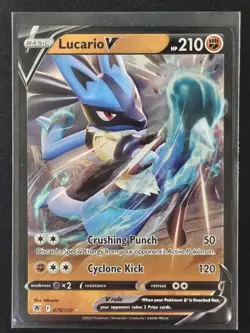 Lucario V 078/189 Holo Astral Radiance Pokemon Holo NM - Image 1