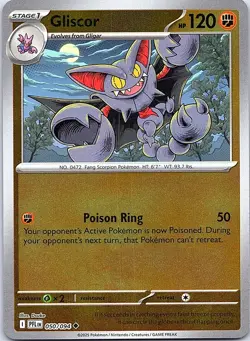 Gliscor 050/094 PFL Phantasmal Flames Pokemon Uncommon Reverse Holo NM 2025 - Image 1