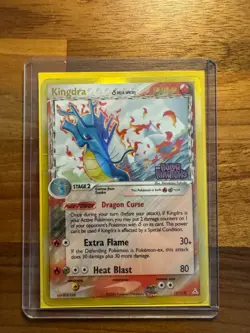 Pokemon TCG Kingdra 10/110 EX Holon Phantoms Stamped Holo HP - Image 1