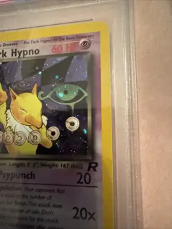 PSA 8 2000 POKEMON ROCKET UNLIMITED #9 DARK HYPNO-HOLO WOTC - Image 3