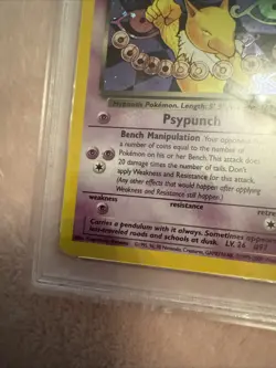 PSA 8 2000 POKEMON ROCKET UNLIMITED #9 DARK HYPNO-HOLO WOTC - Image 5