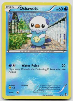 Oshawott 004/012 McDonald's Promos 2011 Pokemon MP - Image 1