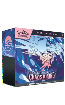 Pokemon TCG: Mega Evolution Chaos Rising Elite Trainer Box ETB ME04 Ships 5/22 - Image 1
