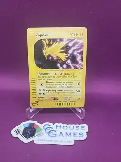 Pokemon Zapdos Holo Foil eReader Aquapolis WOTC H32/H32 See Scans *CCGHouse* RC - Image 1