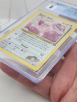 Koga's Ditto Pokemon CGC 8 GYM Challenge 10/132 Holo Foil *CCGHouse* - Image 3