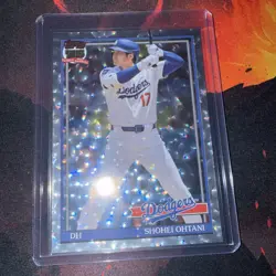 2026 Topps Series 2 #91B2-1 Shohei Ohtani 1991 Crackle Foil Insert Card Dodgers - Image 4