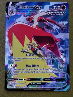 Pokemon Silver Tempest Blaziken VMAX TG15/TG30 Trainer Gallery Holo NM - Image 1