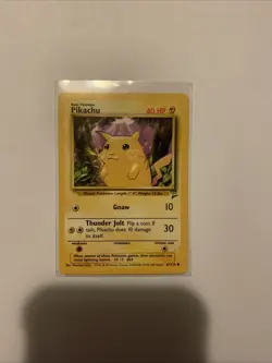 Pokemon TCG Base Set 2 Pikachu 87/130 LP - Image 1