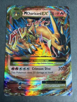 M Charizard EX 13/108 Holo Rare EX Evolutions Pokemon Near Mint - Image 1