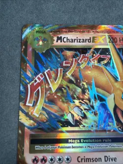M Charizard EX 13/108 Holo Rare EX Evolutions Pokemon Near Mint - Image 5