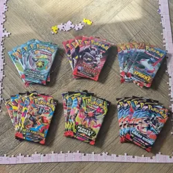 Pokemon TCG 30x Sealed Booster Packs Lot - Journey Together, Surging Sparks - Image 1